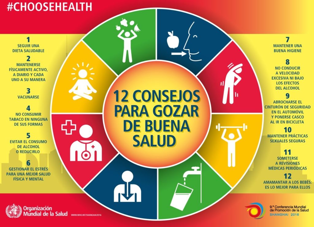 12 Consejos Para Disfrutar De Una Buena Salud Profesionales De La Salud