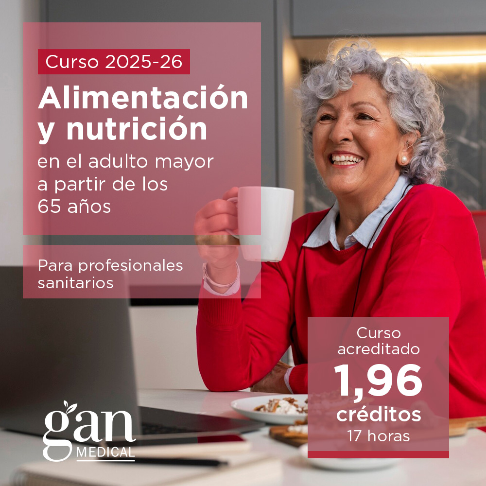 Alimentación y nutrición en el adulto mayor a partir de los 65 años. 2025-2026