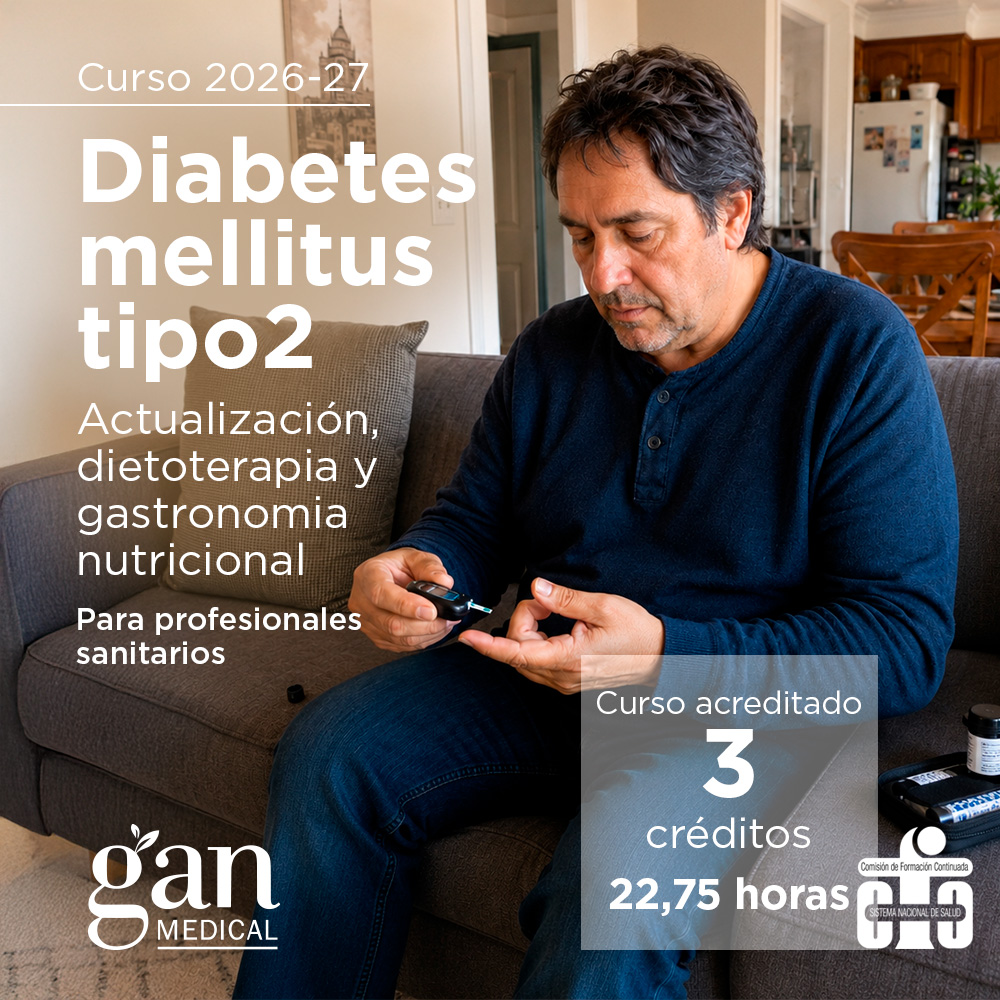 Diabetes melitus tipo 2. Actualización, dietoterapia y gastronomía nutricional. 2026-2027